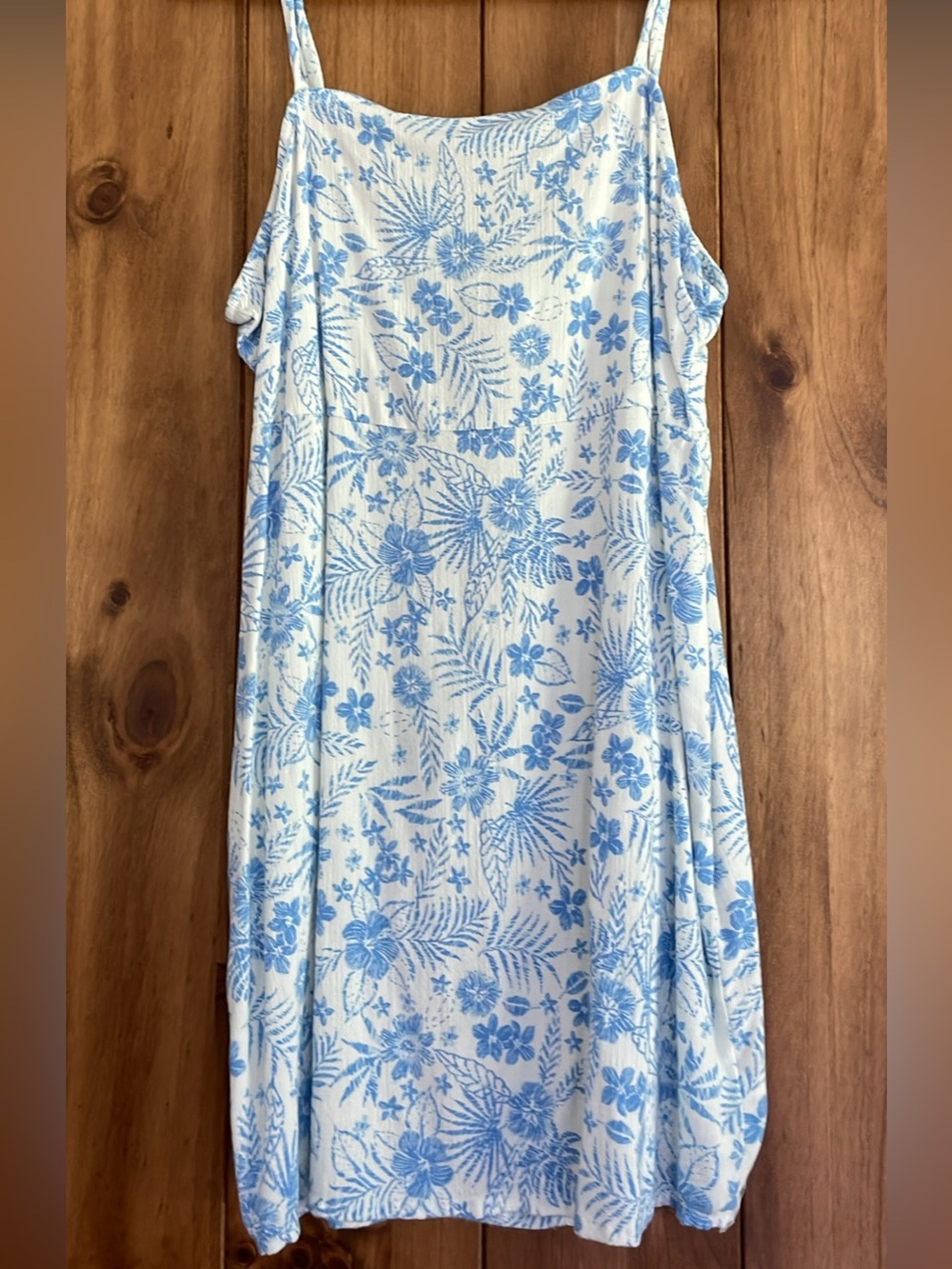 wild fable Blue and White Floral Slip Dress